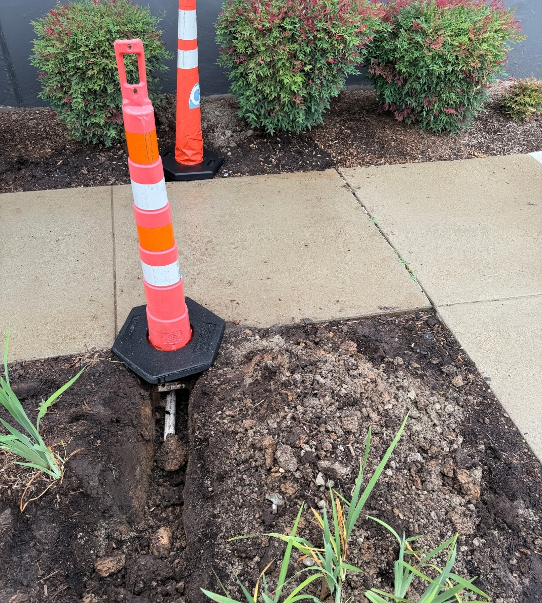Precision Irrigation Under Concrete
